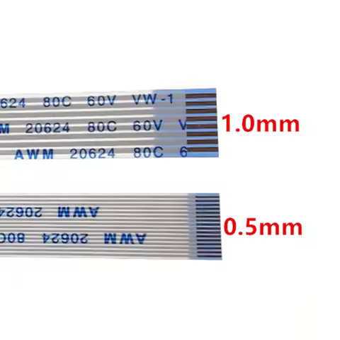 10PC FPC FFC Ribbon Flexible Flat Cable 32 Pin Pitch 0.5MM 1.0MM A-Type AWM 20624 80C 60V 6/10/15/20