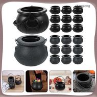 Halloween Candy Decoration Party Kettle Pumpkin Bucket Holder Portable Basket Containers Tableware o