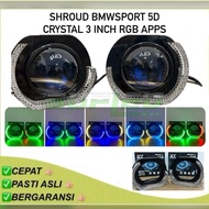 BMWSPORT 3UNT RGB APPS BY ICC 5D ACRYLIC SHROUD