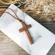 Cross Necklace Wooden Cross Necklace (1 PCE)