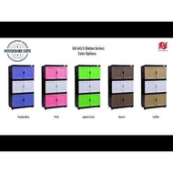 Twins Dolphin 3 Tier Diy Drawer Storage Cabinet Plastic Drawer/ Big Plastic Cabinet / Storage Cabine