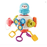 6in1 Cube Rotating Balls Montessori Sensory Toys 6 Months Toys Infants Hexagonal Grabbing Toys