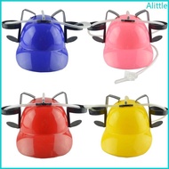 Alia Drinking Hat Drinking Helmet Silly Straw Helmet Novelty Costume Cap Drinking Accessories Party 