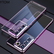 For Vivo V27 V29 V30 5G Case V27Pro V27E V29E V25E V23 V23E Phone Case Luxury Electroplating Mobile 