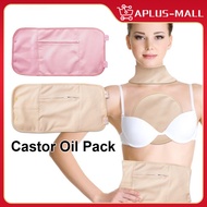 Castor Oil Pack Castor Oil Compress Wrap Waist Protector For Liver Detox Insomnia Constipation Infl