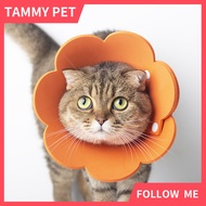 Pet Cat Dog E-Collar Cat Cone Recovery Anti-Bite Medical Recovery Protective kit light thin sunflowe