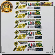 COD warning stiker agv helm visor kaca helm agv bismillah before the ride doa ibu gives you mantap