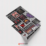 Rock Black Sabbath Vinyl Waterproof Band Stickers 11pcs Waterproof Stickers