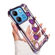 VRQR Cover for Infinix Smart 7 HD Tecno Spark Go 2023 Pop 7 Pro BF7n BF6 Four Corner Anti Drop Heart