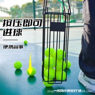 Wheeled Tennis Ball Picker Automatic Ball Basket/Frame/Container Tennis Ball Picker Portable Tennis