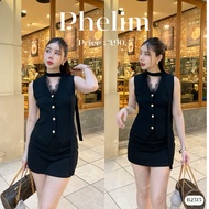 Cool Knitted Vest Gold Accessories Buttons B2313 l PHELIM [Buy 1 000 Get Free Accessories]