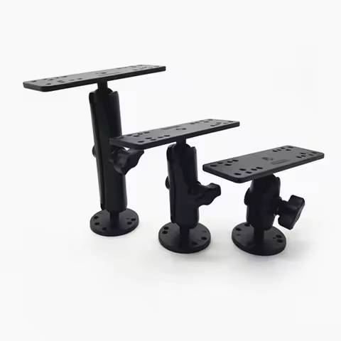 Fish Finder Mount with 1" / B Size Ball, Marine Electronic/Depth Finder Mount for Boat Compatible wi