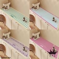 Candy Color Checkerboard Leather Mat TV Cabinet Shoe Cabinet Entrance Waterproof and Oil-proof Tablecloth TV Cabinet Table Mat Protective Pad