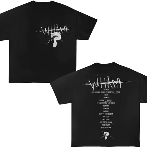 Lil Baby Wham Album Songs Hip Hop For Fan Tour T Shirt