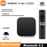 Mi TV Box S 2Nd Gen Global Version 4K Ultra HD BT5.2 2GB 8GB Dolby Vision HDR10+ Google Assistant Smart Mi Box S Player