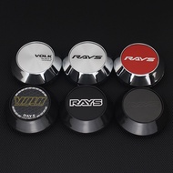 4pcs rays wheel covers 65mm OD & 60mm ID volk racing wheel caps for rims rays center cap car styling