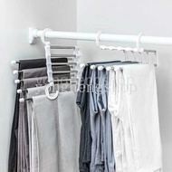 5 in 1 Wardrobe Hanger Multi-functional Clothes Hangers Pants Organizer Wardrobe Clothing Hangers Cl
