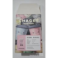 Chagee plush pendant with cutie cat keychain