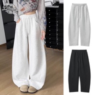Ready Stock Seluar Baggy Light Gray Seluar Baggy Perempuan Baggy Tracksuit Women Fashion Baggy Pants
