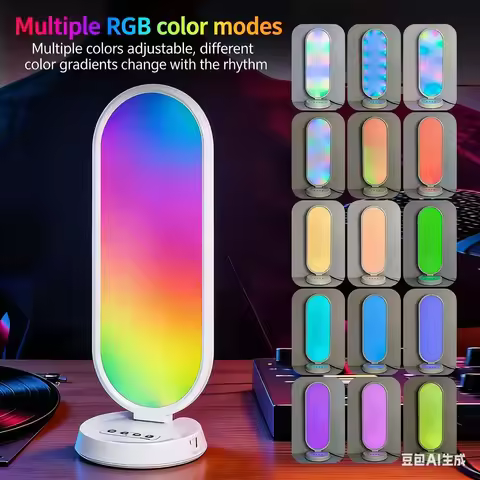 RGB Video Light Desk Lamp Video Light 38W 220V 2500K-9900K for Livestreaming Photography Light for T