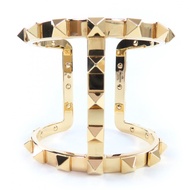 全新未使用Valentino Garavani Garavani 女士金色鉚釘手鍊，附原廠盒和防塵袋，義大利製造