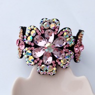 Rhinestone Flower Crown Gymnastics Hair Accessory