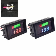 MSaccessories Car Battery Charge Level Indicator DC 12V 24V 36V 48V 60V 72V 84V Lithium Battery Capa