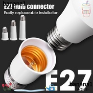 BANA Lamp Holder Base, White Plastic E27 To E27 Extender, 65mm/95mm/120mm Extend Extension Socket