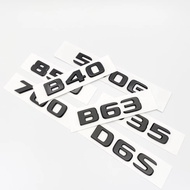 Glossy Black Letters 550G 4X4 850 550 D35 B40 D6S B63 Emblem for Mercedes Benz Brabus G Car Fender T
