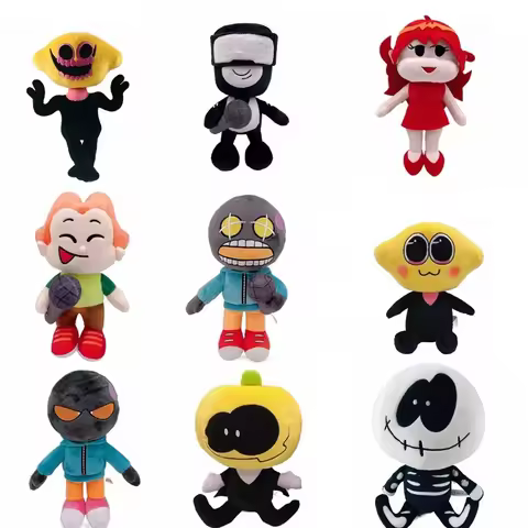 20-30cm Hot Game Friday Night Funkin Plush Toys Garcello Whitty Spooky Spooky Month Skid and Pump So