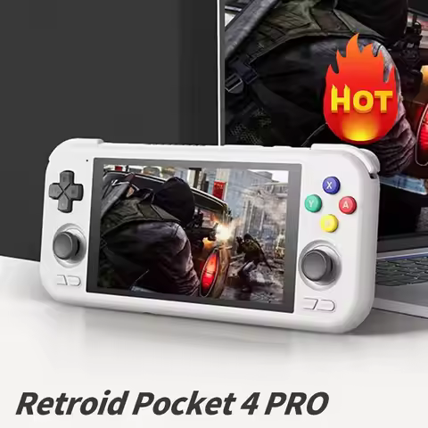 Retroid Pocket 4Pro Handheld Game Console 4.7Inch Touch Screen RAM 8GB WiFi 6.0 Bluetooth 5.2 5000mA