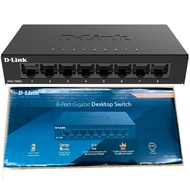 DGS108G-L Lan Gigabit 8-Port Metal Case Network Switch 1G Speed