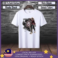 Premium Cotton Ink One Piece Luffy Bu T Shirt Lelaki 100% Cotton Bu Am Bu Viral Lelaki Men T Shirt B