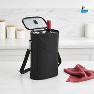 [GIK] Efficient  Cooler Bag for 2 Bottles with Insulated Lining for Travel Adventures [VN]