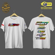 KINGS IDN/ HEREX RACING/KAOS HEREX/KAOS RACING HEREX/KAOS HEREX KEREN /BAJU DISTRO/BAJU KEKINI/KAOS 