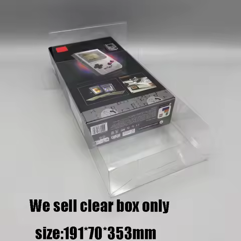 For LEGO | 72046 GAMEBOY GB Box Clear Collectible Protective Case