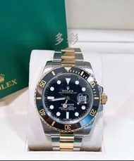 👑[現貨]🔥🔥🔥Rolex Submariner 勞力士潛航者系列 116613ln 有曆黑水鬼 40mm錶徑 18k間金 自動機械 有保卡 rolex datejust/rolex daytona/