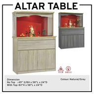 Altar Table Altar Cabinet Prayer Cabinet Prayer Table 5FT Altar Table FengShui Table Buddha Table 神台