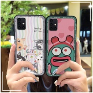 Phone Pouch Silicone Phone Case For Samsung Galaxy A51 5G/SM A516N Fashion Design TPU Anti-dust Graf