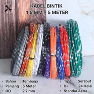 SPOT CABLE BODY CABLE/ CAR AUTOMOTIVE CABLE/ 1.5MM MOTORCYCLE/ 5M Automotive Wire