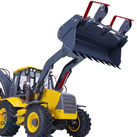 1/14 Metal LESU BL71 Backhoe Loader Remoted Construction Vehicles RC Cars PL18EV 2 in 1 Electric Exc