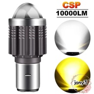 JONY Motorcycle Headlight Fog Lamp Led Lights 12000LM BA20D