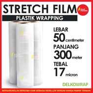 CLEAR STRETCH FILM 50CM X 300M WRAPPING DELKOWRAP UNIT