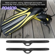 MAYSHOW Flippers Fin Strap, Elastic Durable Swimming Fin Strap, Accessories Adjustable Diving Buckle