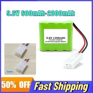 9.6V 600-2000mAh Rechargeable Battery for Remote Control Wireless Transmitter Optoelectronic Luminou