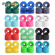 [PETSOLA] Skateboard Wheels,7cm Thick PU  Long Board Wheel High Strength Wheels Skateboard Maintenan