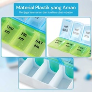 Firstday Medicine Box 7 Days Day Night Medicine Tablet Capsule Storage - FD7