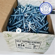14X2" fh (+) TAPPING SCREW FAB 14X2" MOON LION SCREW fh (+) FLAT HEAD 5CM
