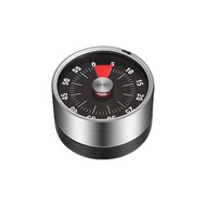 Stainless Steel Mechanical Kitchen Timer 60-Minutes Clock Timer With Loud Alarm Magnetic Clock Cooki