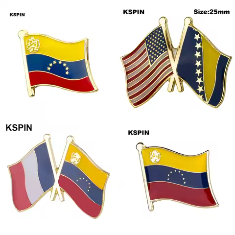 Venezuela flag pin lapel pin badge 7 strars Brooch Icons KS-0183-7